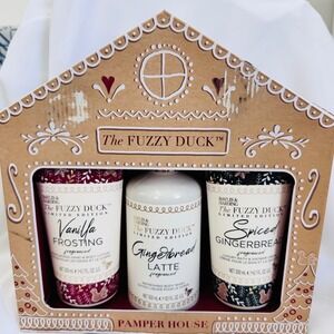 Baylis Harding Fuzzy Duck Gift Set Gingerbread Vanilla Holiday Bath Set NIB